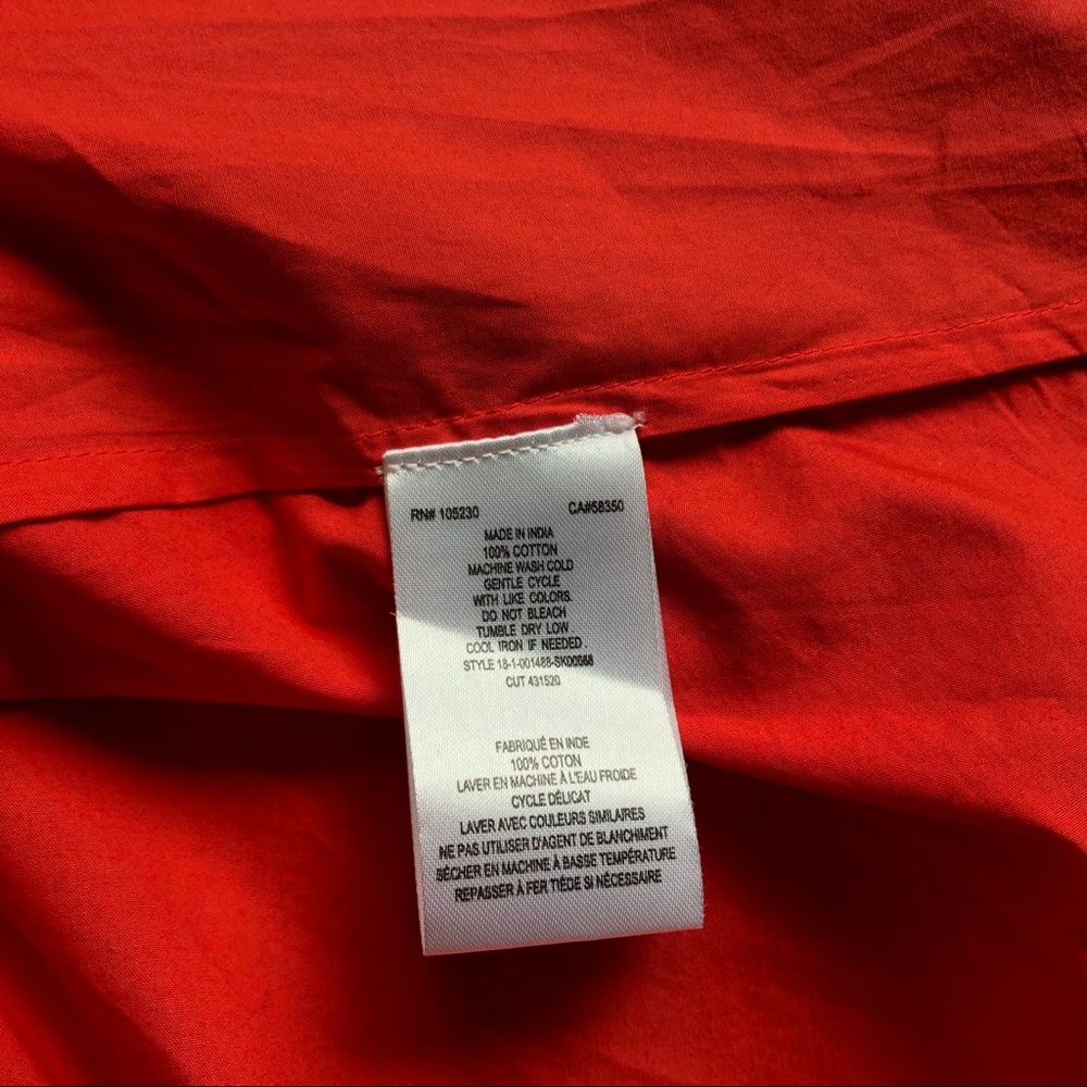 Joie Chesmu Ruffled Red Orange Skirt - Picture 8 of 8